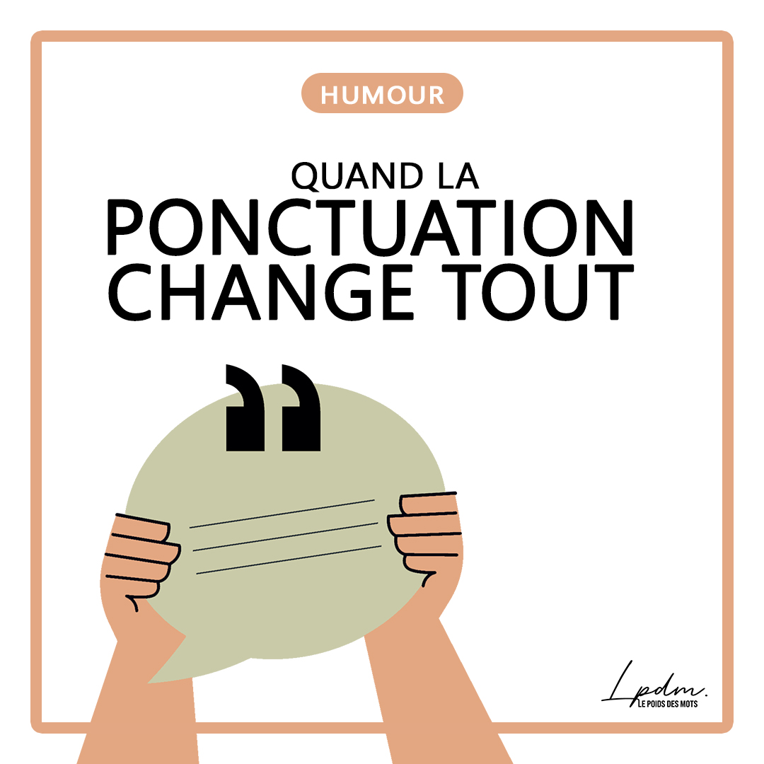 La ponctuation qui change tout