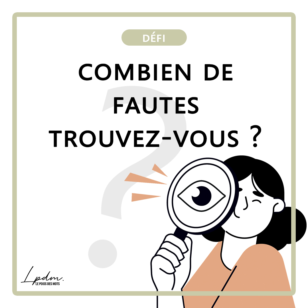 Le défi des pros : combien de fautes trouvez-vous dans cet article de presse ?