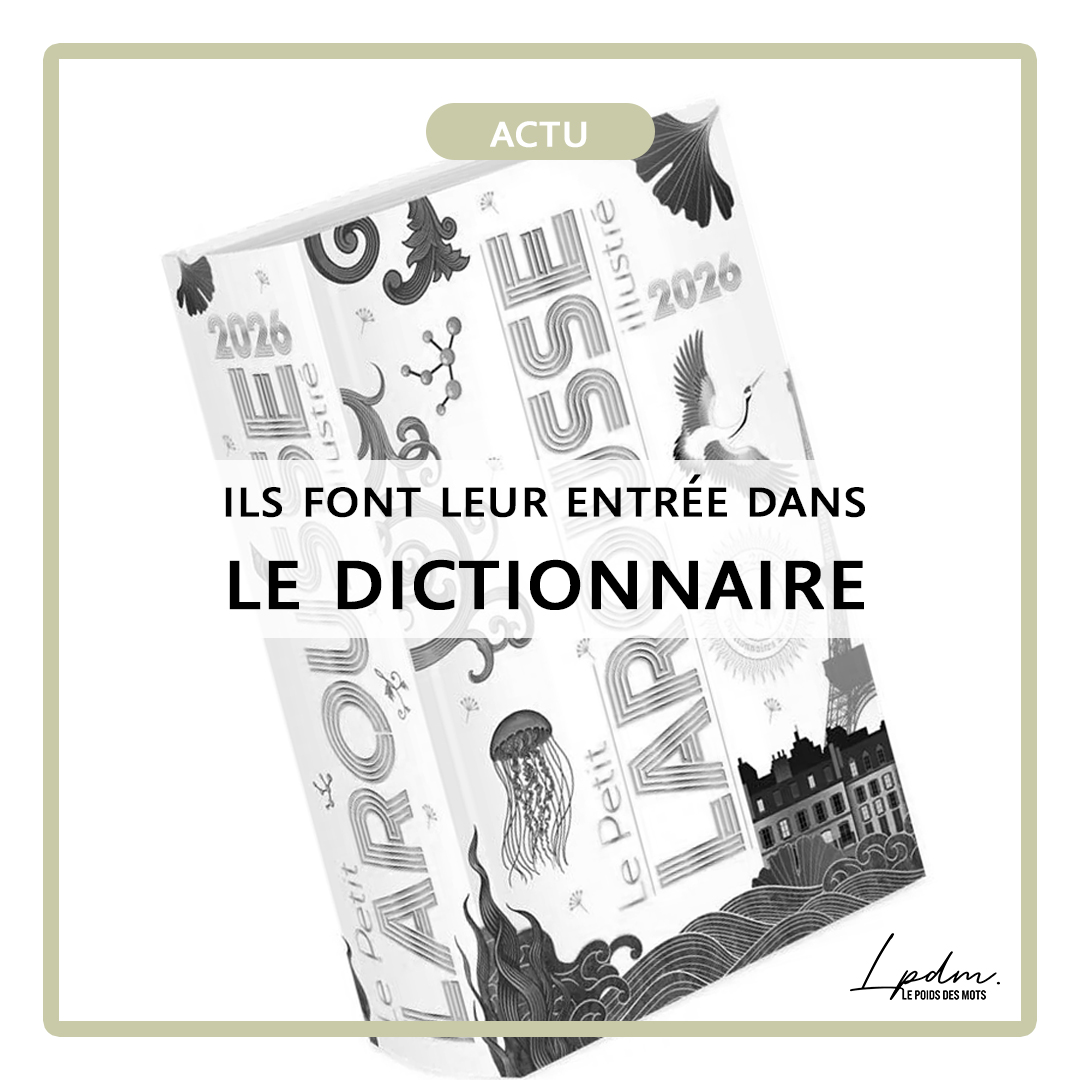 Nouveaux mots dans le dictionnaire Petit Larousse 2026