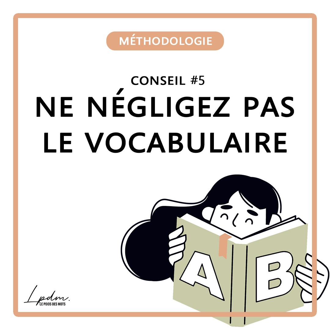 Ne négligez pas le vocabulaire